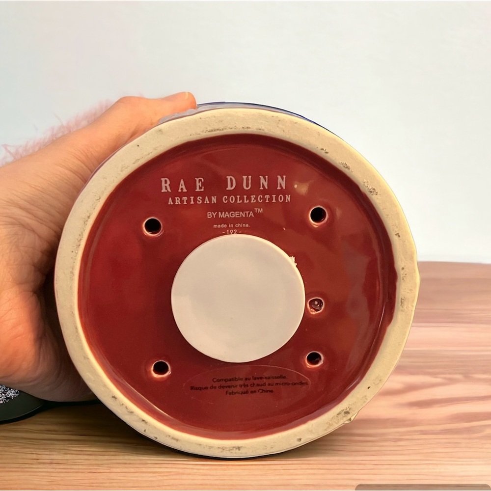 NEW Rae Dunn "FOR REST" Rust Colored Bird House With Front Hole & Bottom Stopper - Picture 4 of 5